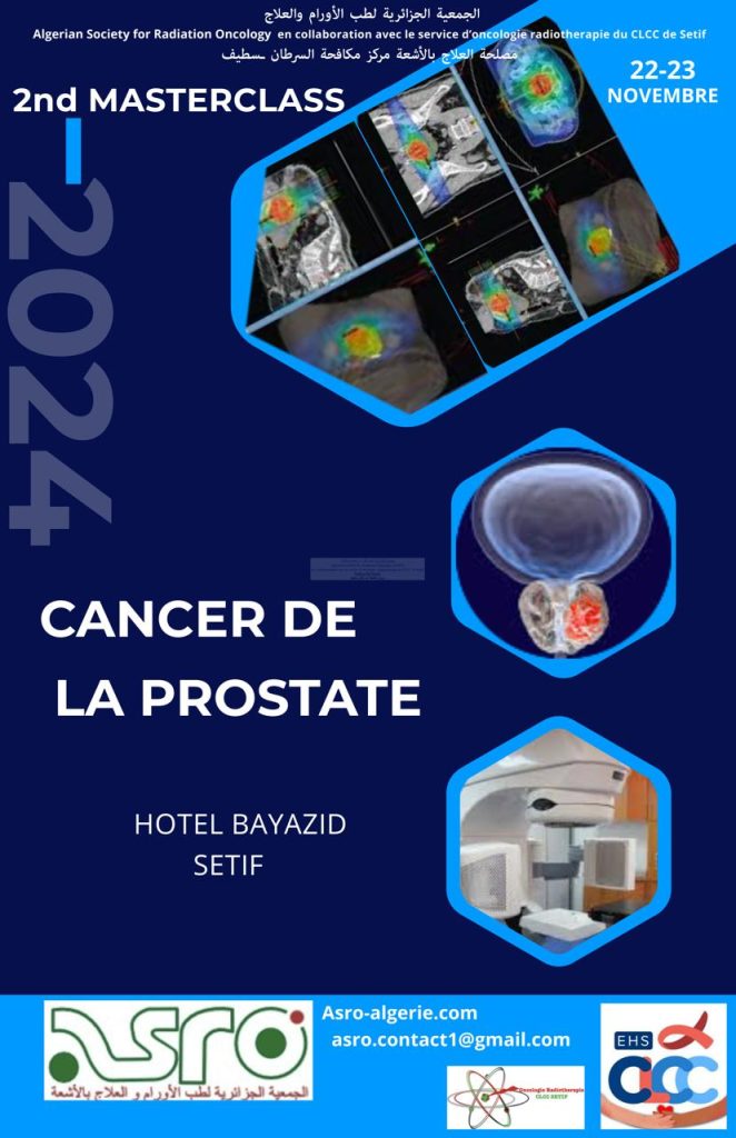 Annonce : 2e Masterclass en Oncologie Radiothérapie – Cancer de la Prostate